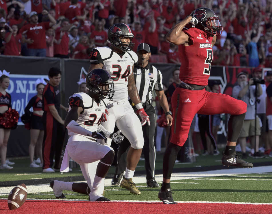Southeast Missouri State football loses Santa, falters in second half in season-opening loss to Arkansas State