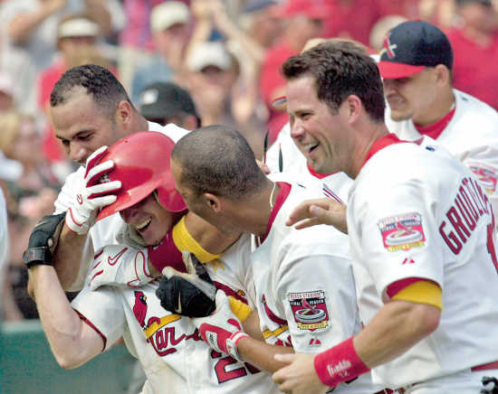 David Eckstein and his walkoff slam for Cardinals
