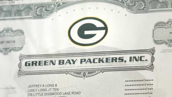 green bay packers shares