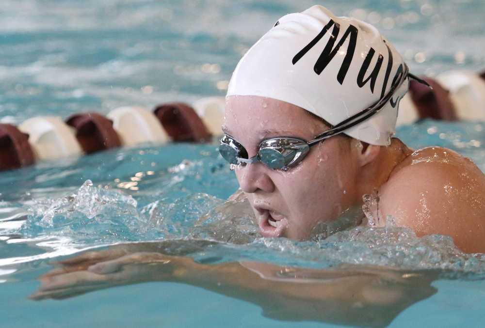 Poplar Bluff seniors win final home swim meet